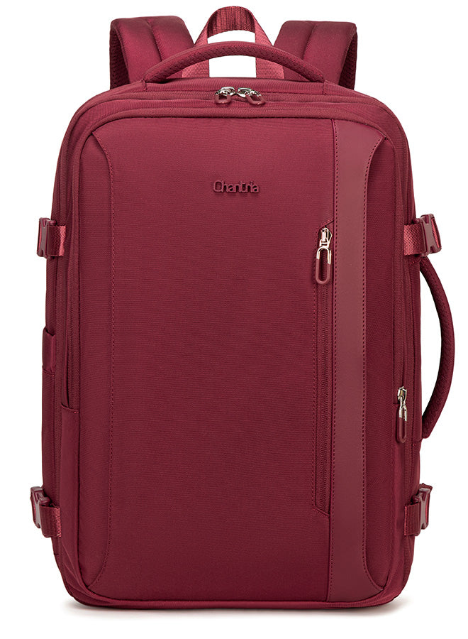 CB00617 Multi-Purpose Casual 15.6 Laptop Compartment Waterproof Expandable Backpack for Women