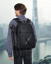Camera Backpack Water proof and pocket Laptop 15-16 Inch Black B00575