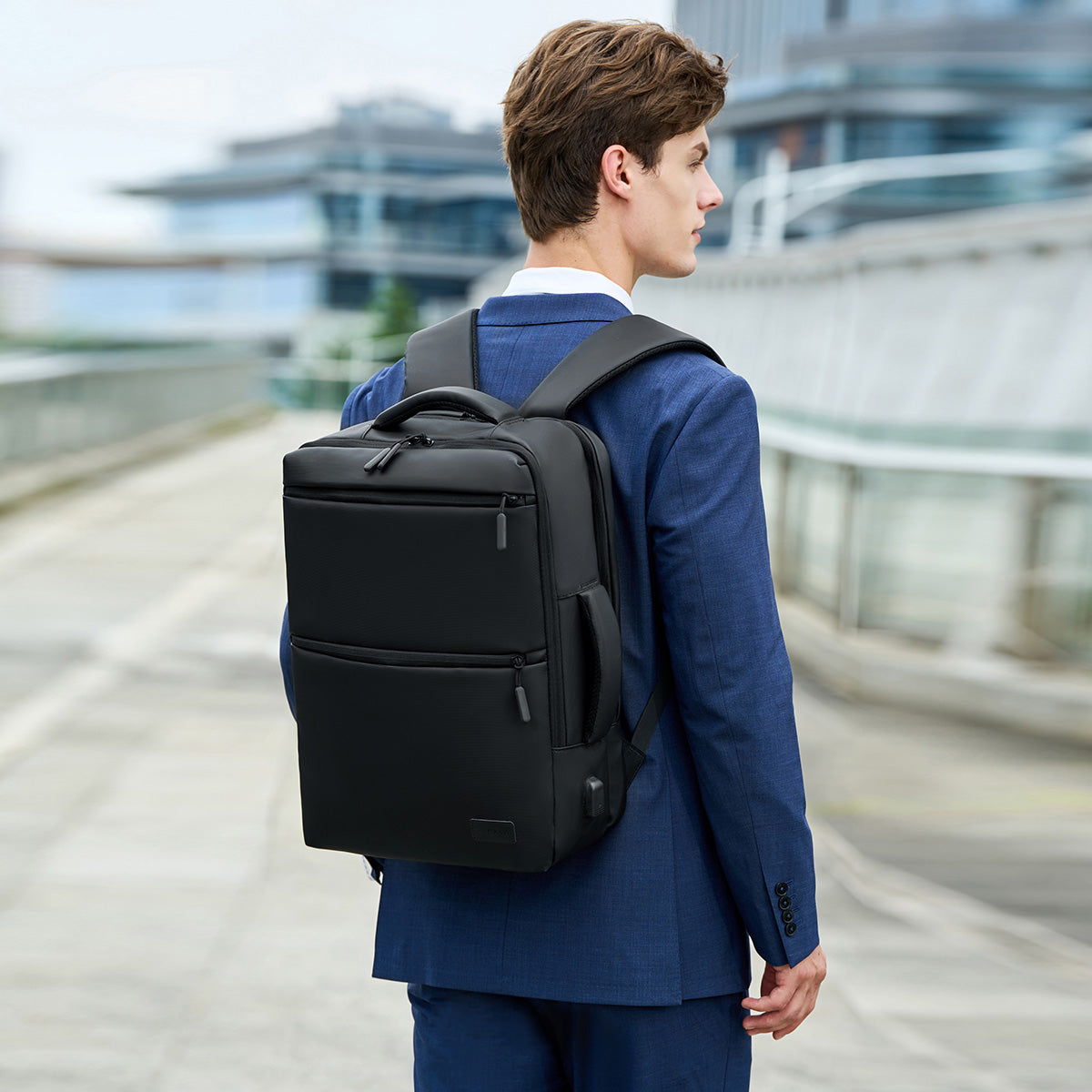 RAL 815 Blue شنطة لاب توب 15.6-انش متعددة الوظائف