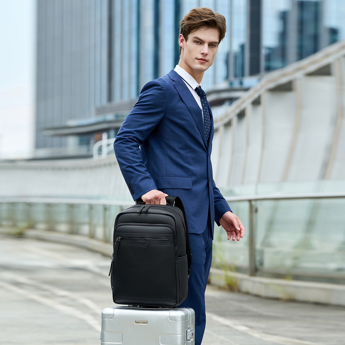 RAL 820 Black شنطة لاب توب 15.6-انش متعددة الوظائف