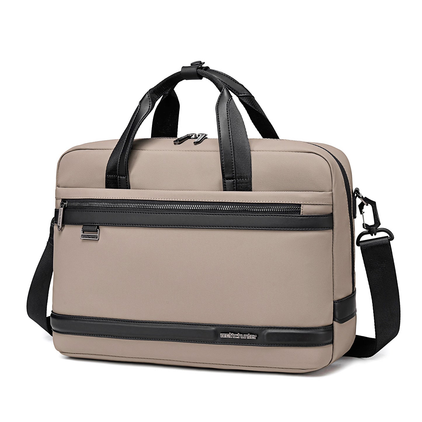 GWB00888 Beige لشنطة لاب توب كتف يد 15.6-انش ذات وزن خفيف متعددة الوظائف مقاومة للماء ذات جودة عالية من اركتك هنتر,