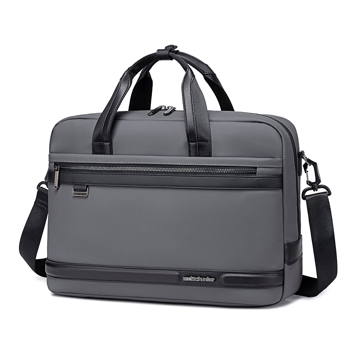 GWB00888 Grey لشنطة لاب توب كتف يد 15.6-انش ذات وزن خفيف متعددة الوظائف مقاومة للماء ذات جودة عالية من اركتك هنتر,