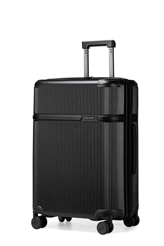 LGX001 Black شنطة سفر بعجلات مقاس 20 للجنسين، متعددة الالوان