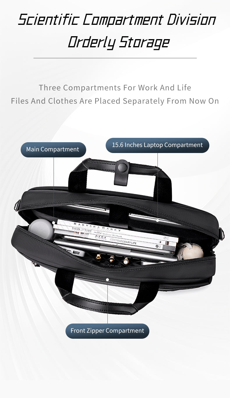 GWB00888 Grey لشنطة لاب توب كتف يد 15.6-انش ذات وزن خفيف متعددة الوظائف مقاومة للماء ذات جودة عالية من اركتك هنتر,