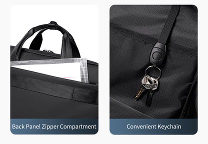 GWB00888 Grey لشنطة لاب توب كتف يد 15.6-انش ذات وزن خفيف متعددة الوظائف مقاومة للماء ذات جودة عالية من اركتك هنتر,