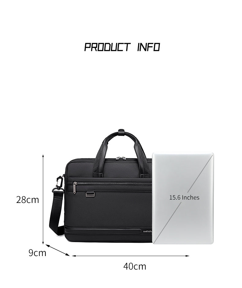 GWB00888 Grey لشنطة لاب توب كتف يد 15.6-انش ذات وزن خفيف متعددة الوظائف مقاومة للماء ذات جودة عالية من اركتك هنتر,