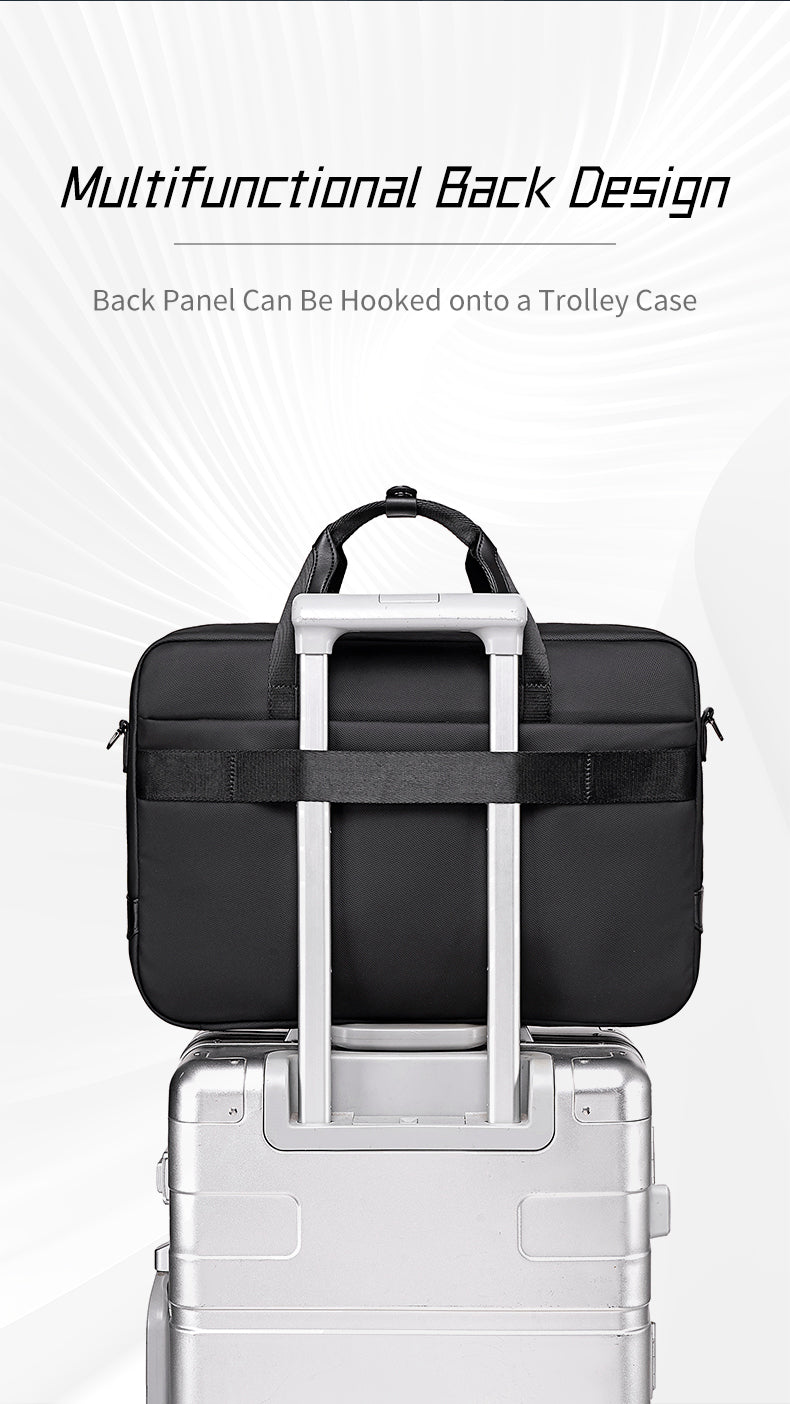 GWB00888 Grey لشنطة لاب توب كتف يد 15.6-انش ذات وزن خفيف متعددة الوظائف مقاومة للماء ذات جودة عالية من اركتك هنتر,