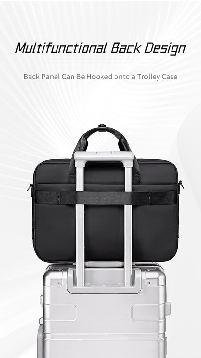 GWB00888 Grey لشنطة لاب توب كتف يد 15.6-انش ذات وزن خفيف متعددة الوظائف مقاومة للماء ذات جودة عالية من اركتك هنتر,