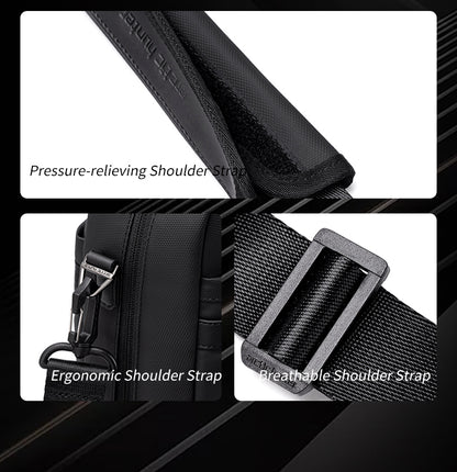 GWB00888 Grey لشنطة لاب توب كتف يد 15.6-انش ذات وزن خفيف متعددة الوظائف مقاومة للماء ذات جودة عالية من اركتك هنتر,