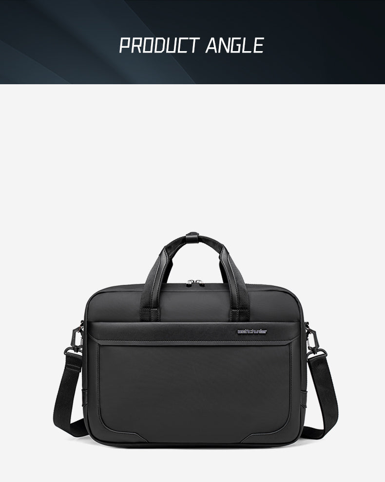 GWB00889 BLACK شنطة لاب توب كتف يد 15.6-انش ذات وزن خفيف متعددة الوظائف مقاومة للماء ذات جودة عالية من اركتك هنتر,