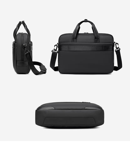 GWB00889 BLACK شنطة لاب توب كتف يد 15.6-انش ذات وزن خفيف متعددة الوظائف مقاومة للماء ذات جودة عالية من اركتك هنتر,