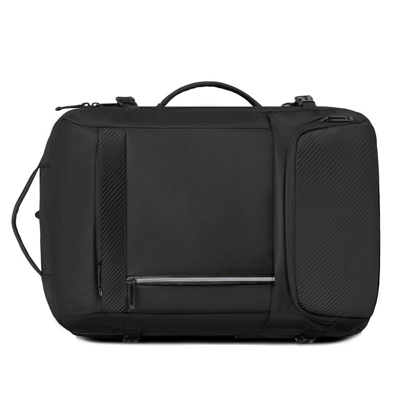 2405 Multi-Purpose Casual Laptop Compartment Waterproof Expandable Backpack- Black