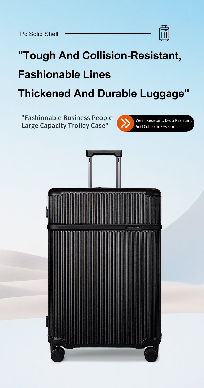 LGX001 Black شنطة سفر بعجلات،