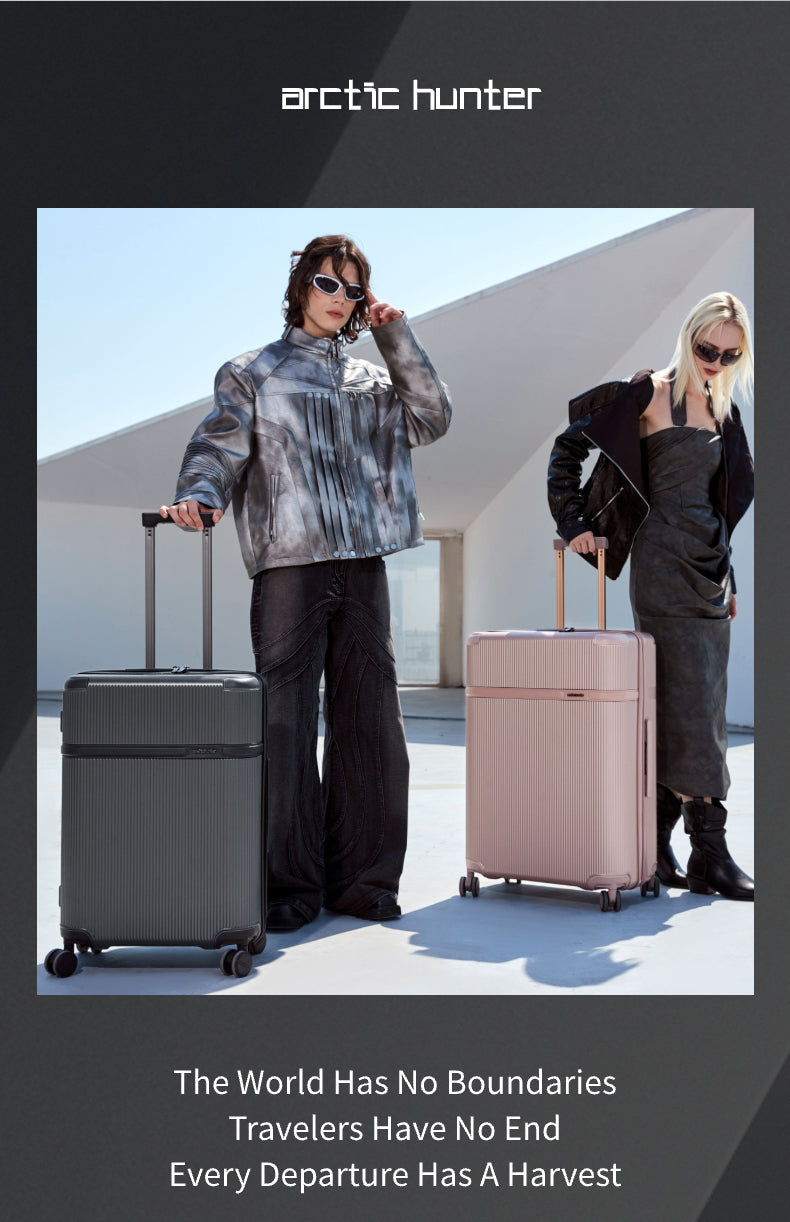 LGX001 Black شنطة سفر بعجلات،