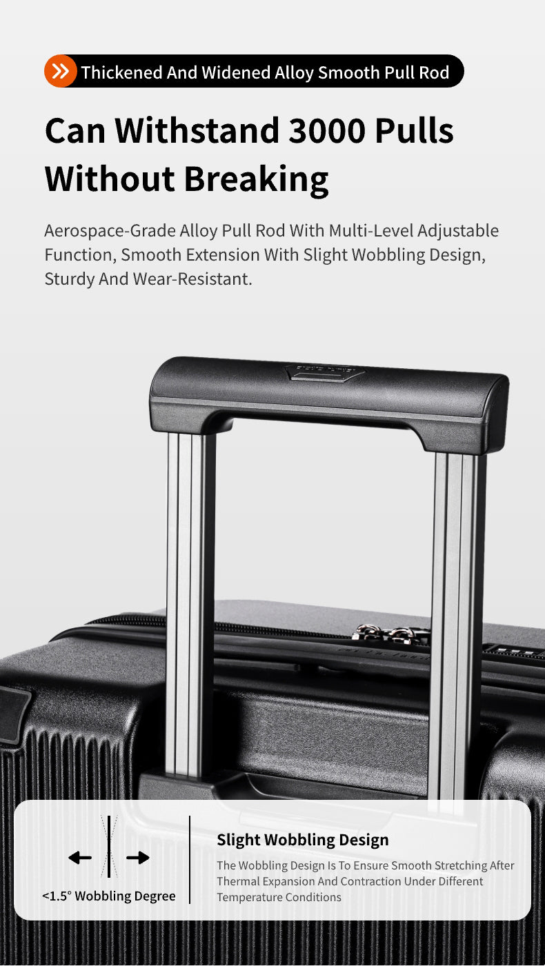 LGX001 Black شنطة سفر بعجلات،