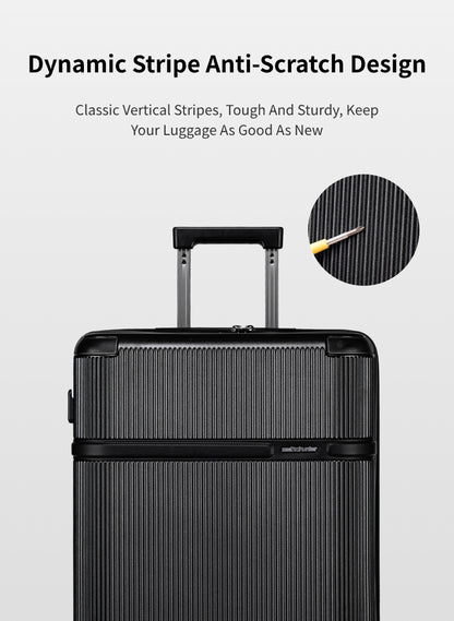 LGX001 Black شنطة سفر بعجلات،