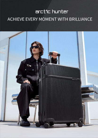 LGX001 Black شنطة سفر بعجلات،