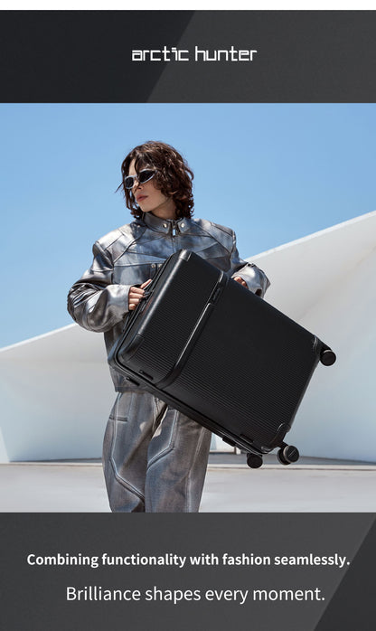 LGX001 Black شنطة سفر بعجلات،