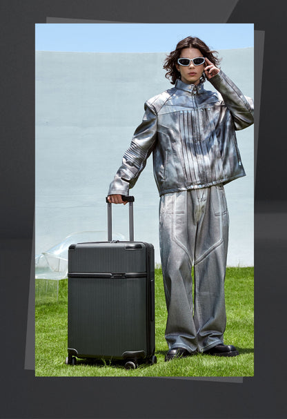 LGX001 Black شنطة سفر بعجلات،