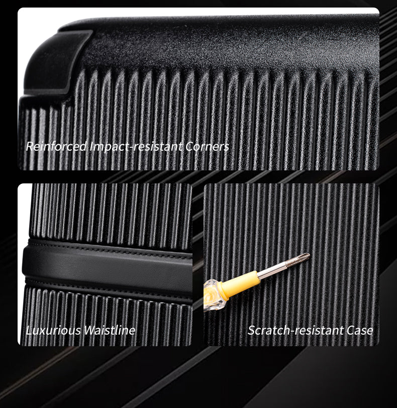 LGX001 Black شنطة سفر بعجلات،