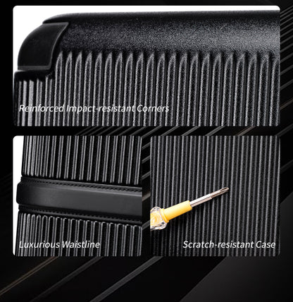 LGX001 Black شنطة سفر بعجلات،