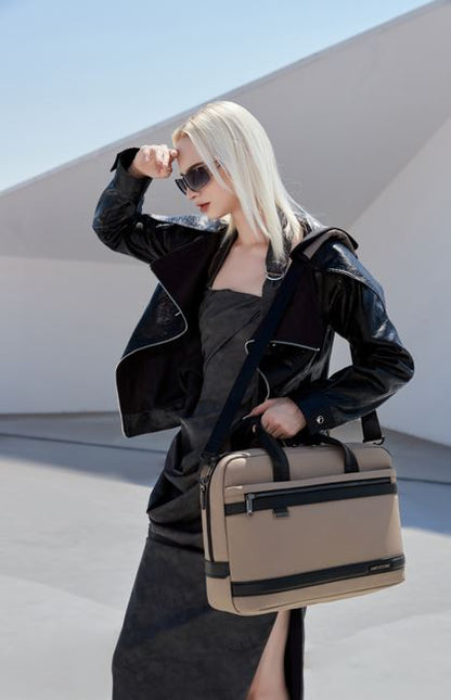 GWB00888 Grey لشنطة لاب توب كتف يد 15.6-انش ذات وزن خفيف متعددة الوظائف مقاومة للماء ذات جودة عالية من اركتك هنتر,