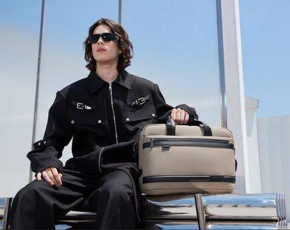 GWB00888 Grey لشنطة لاب توب كتف يد 15.6-انش ذات وزن خفيف متعددة الوظائف مقاومة للماء ذات جودة عالية من اركتك هنتر,