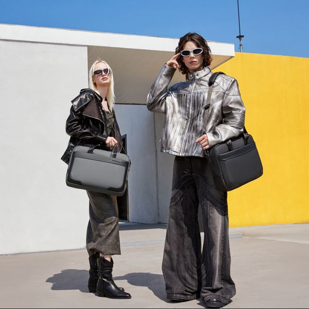 GWB00889 Grey شنطة لاب توب كتف يد 15.6-انش ذات وزن خفيف متعددة الوظائف مقاومة للماء ذات جودة عالية م