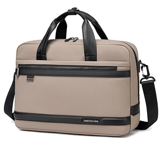 GWB00888 Beige لشنطة لاب توب كتف يد 15.6-انش ذات وزن خفيف متعددة الوظائف مقاومة للماء ذات جودة عالية من اركتك هنتر,