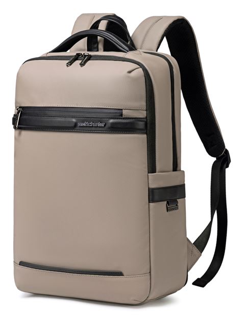 B00872 Beige شنطة لاب توب 15.6 انش متعددة الوظائف