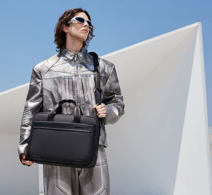 GWB00889 BLACK شنطة لاب توب كتف يد 15.6-انش ذات وزن خفيف متعددة الوظائف مقاومة للماء ذات جودة عالية من اركتك هنتر,