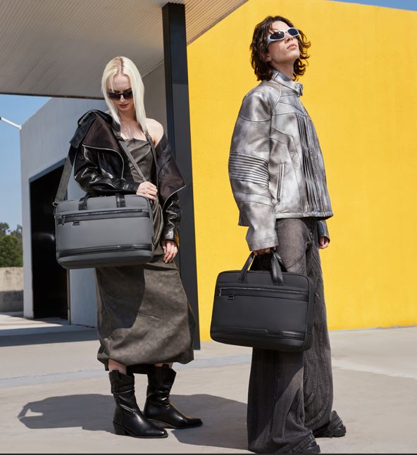 GWB00888 Grey لشنطة لاب توب كتف يد 15.6-انش ذات وزن خفيف متعددة الوظائف مقاومة للماء ذات جودة عالية من اركتك هنتر,