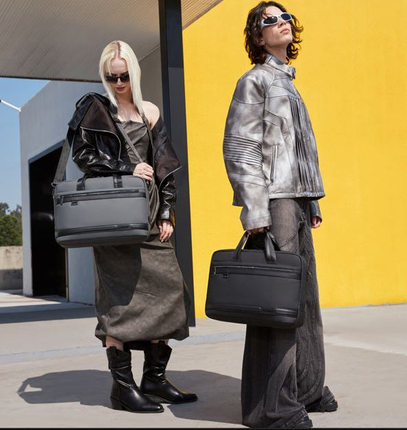 GWB00888 Grey لشنطة لاب توب كتف يد 15.6-انش ذات وزن خفيف متعددة الوظائف مقاومة للماء ذات جودة عالية من اركتك هنتر,