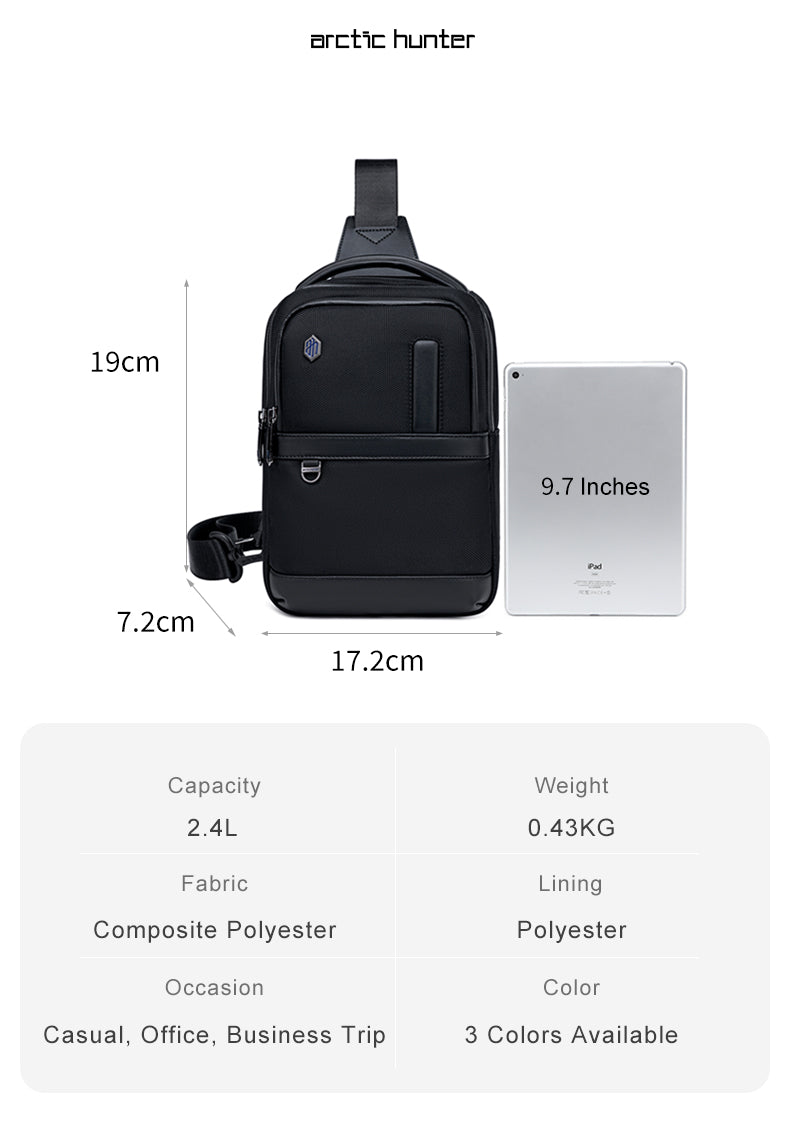 Crossbody Bag Water proof Black XB00678