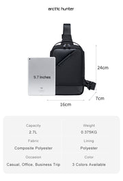 Crossbody Bag 9.7-inch Water proof Black XB00693