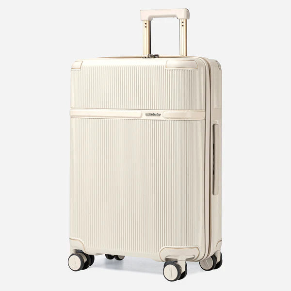 LGX001 Beige 4 Pcs شنطة سفر بعجلات