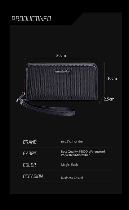 Q0011 Business Long Wallet New Men Multilayer Card Holder Lightweight