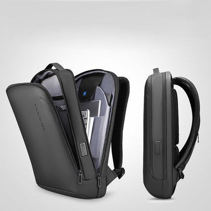 MR-9008_07 15.6-Inch Minimal Slim Casual Business Waterproof USB Charging Backpack Bag