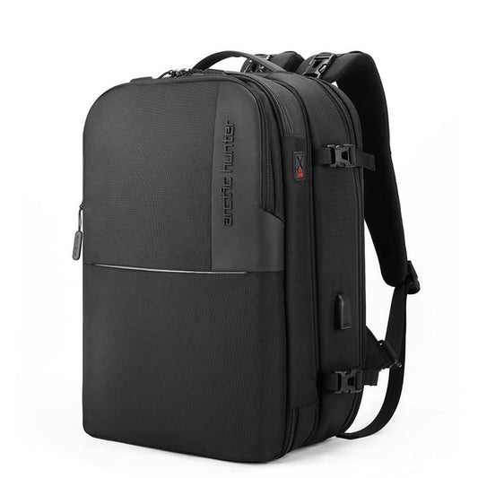 B00382 Men Smart Detachable Design Waterproof Travel 17.3-Inch Laptop Backpack Bag - Black