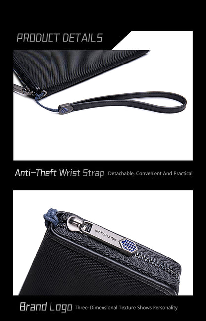 Q0011 Business Long Wallet New Men Multilayer Card Holder Lightweight