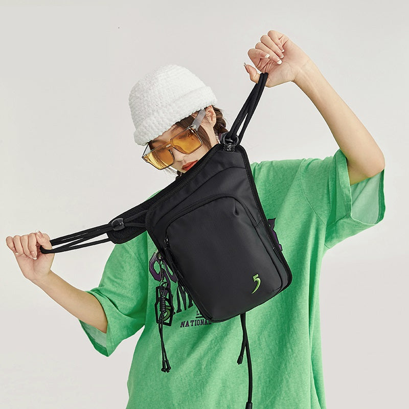 FK00515 شنطة كروس كتف مستوردة متعددة الوظائف ,ومقاومة للماء ذات جوده عالية من من سوبر فايف - اسود