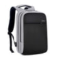 02 - 15.6-Inch Waterproof Laptop Backpack With Usb Charging Port - Gray/Black