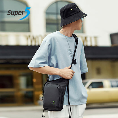 FK00515 شنطة كروس كتف مستوردة متعددة الوظائف ,ومقاومة للماء ذات جوده عالية من من سوبر فايف - اسود