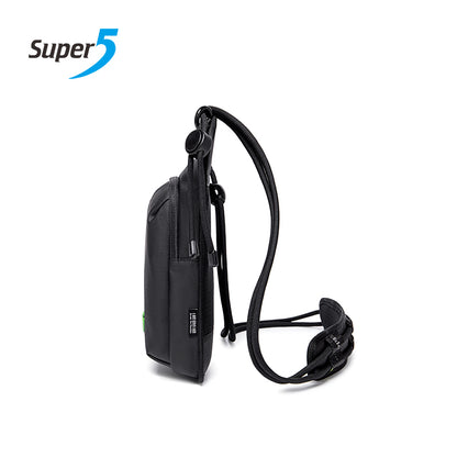 FK00515 شنطة كروس كتف مستوردة متعددة الوظائف ,ومقاومة للماء ذات جوده عالية من من سوبر فايف - اسود