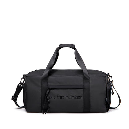 LX00537 Waterproof Anti-Theft Messenger Bag Duffel Bag Gym Bag, Black