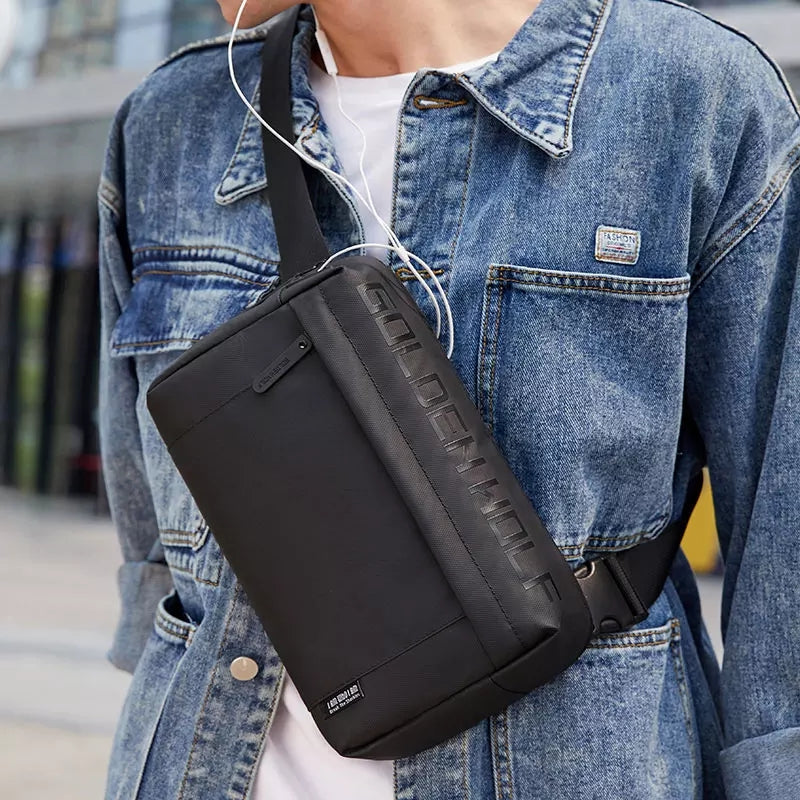 Cross Shoulder Bag Multifunctional Black GXB00129