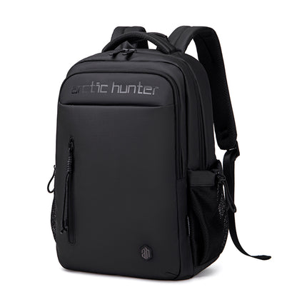 B00534 15.6-Inch Laptop Casual Multi-Function Oxford Waterproof Backpack Bag, Black