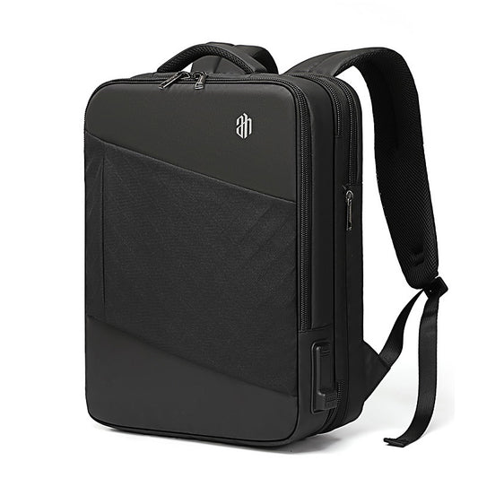 B00345 15.6-inch Business Travel Backpack Laptop Bag With USB Port - Black