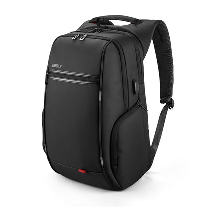 KG-119 15.6-Inch Laptop Waterproof Business Multi-Compartment Backpack USB Outport Black