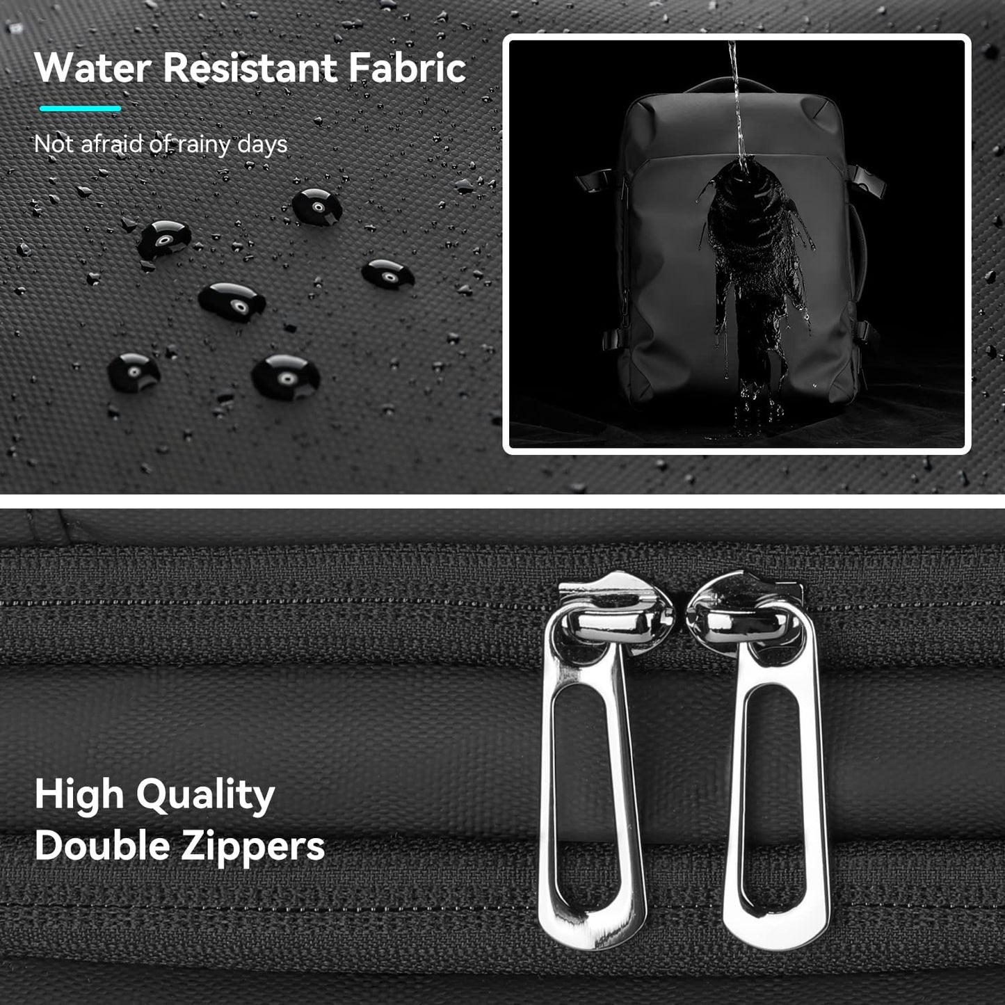 MR-9711_00 17-inch Laptop Compartment and USB Charging Port, Waterproof Business Backpack Ideal for Traveling, Working, Daily